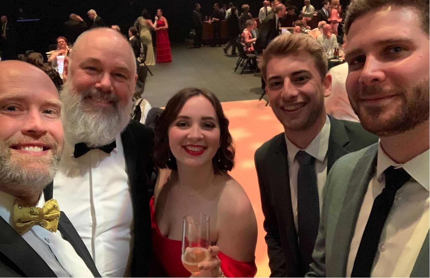 Some of the team at the 2020 Gold Awards Some of the team at the 2020 Gold Awards